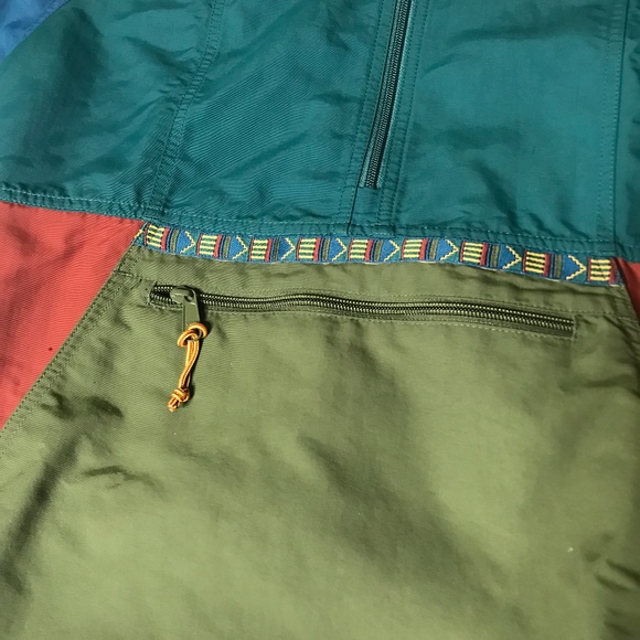 L.L.Bean Colorblock Mountain Classic Anorak Pullover Hoodie - Picture 9 of 12